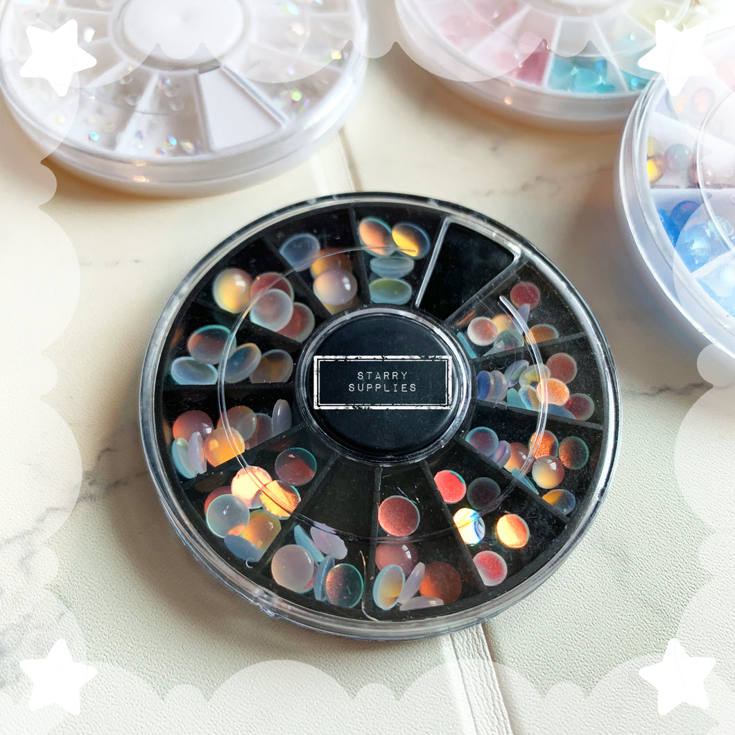 Iridescent Gem Embellishment Wheel