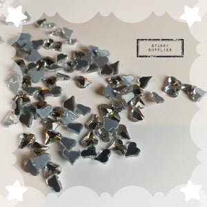 Heart Shaped Hot Fix Rhinestones (20/bag)