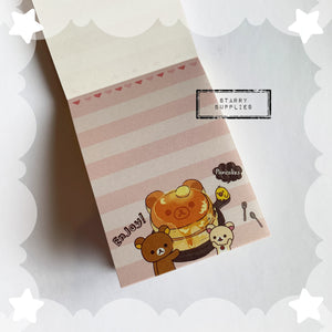 Rilakkuma Memo Pad - C
