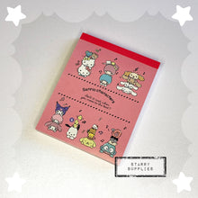 Load image into Gallery viewer, Sanrio Characters Memo Pad