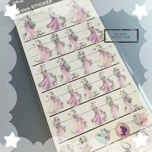 Load image into Gallery viewer, Rapunzel 4 Size Sticker Sheet