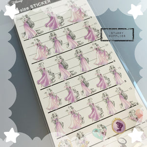 Rapunzel 4 Size Sticker Sheet