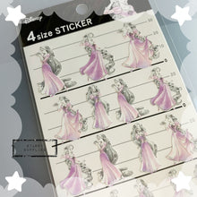 Load image into Gallery viewer, Rapunzel 4 Size Sticker Sheet
