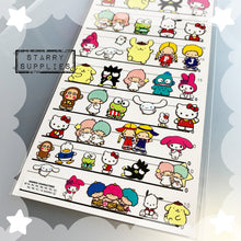 Load image into Gallery viewer, Sanrio 4 Size Sticker Sheet