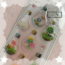 Load image into Gallery viewer, Clear Hard Stickers - Lightbulb