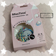 Load image into Gallery viewer, Miss Time Bunny Holo Stickers
