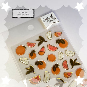 Orange Sticker Sheet