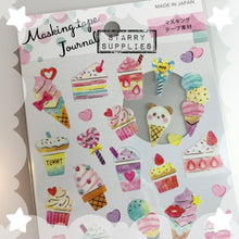 Load image into Gallery viewer, Dessert Masking Sticker Sheet