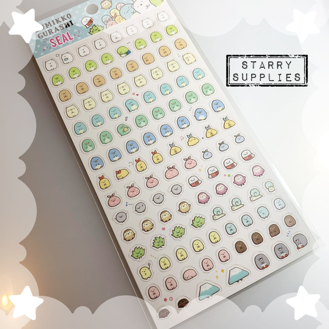 [SE3910] Sumikko Gurashi Small Characters Sticker Sheet
