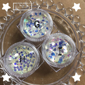 Blue Tint Confetti Pot