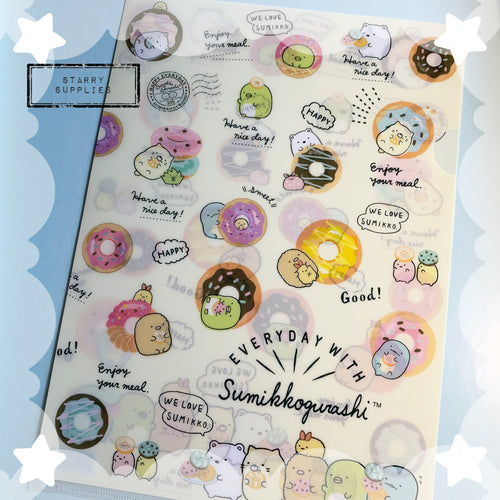 Sumikko Gurashi Donut File Folder