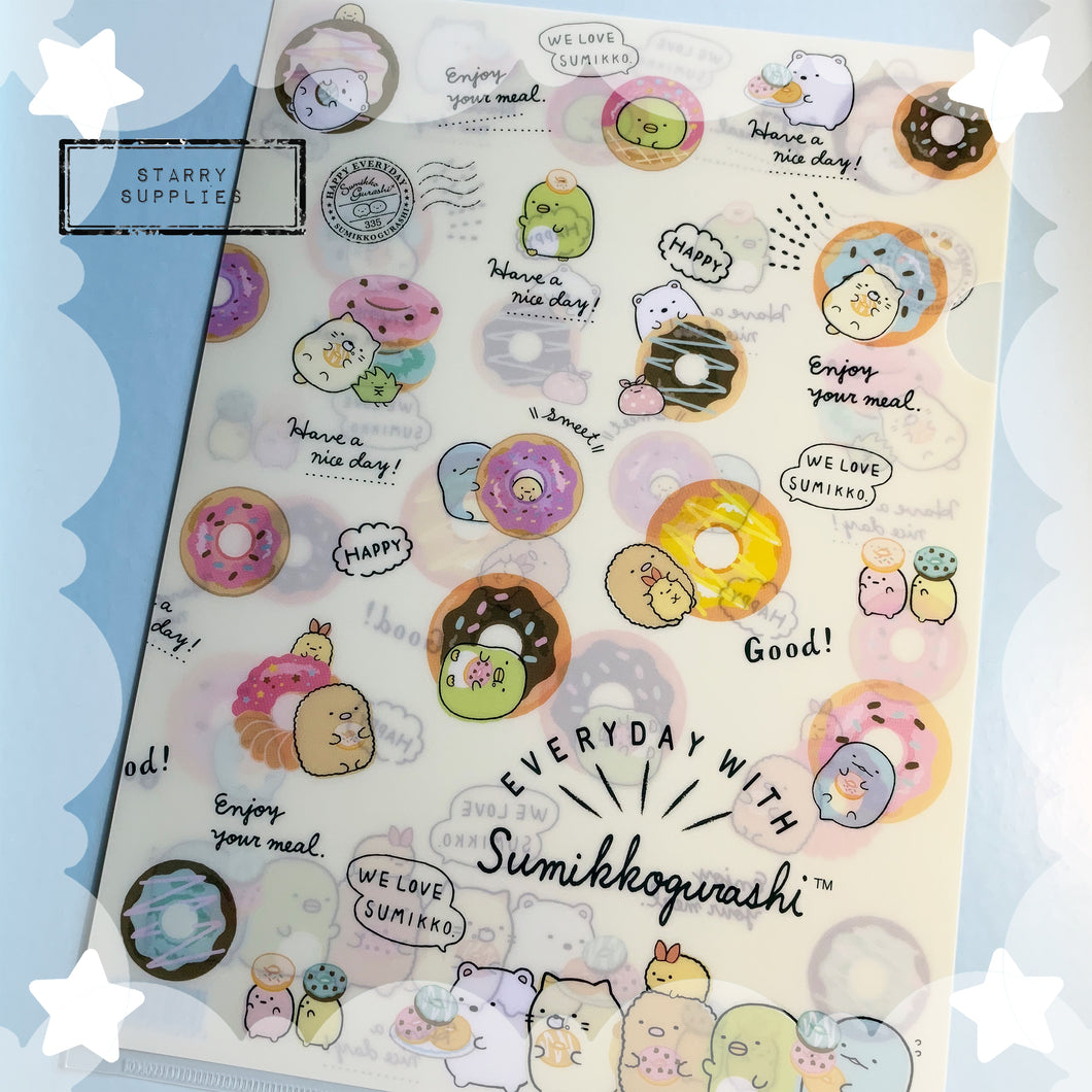 Sumikko Gurashi Donut File Folder
