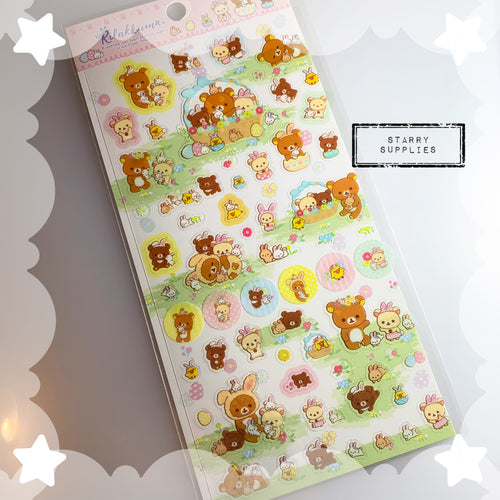 [SE3730] Rilakkuma Easter Stickers (Pink)