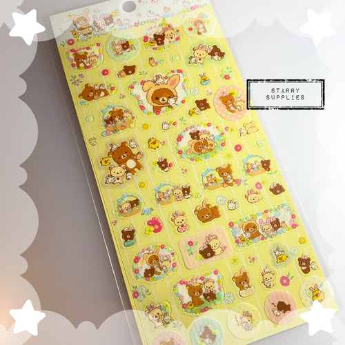[SE3730] Rilakkuma Easter Stickers (Yellow)