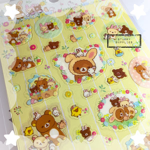 [SE3730] Rilakkuma Easter Stickers (Yellow)