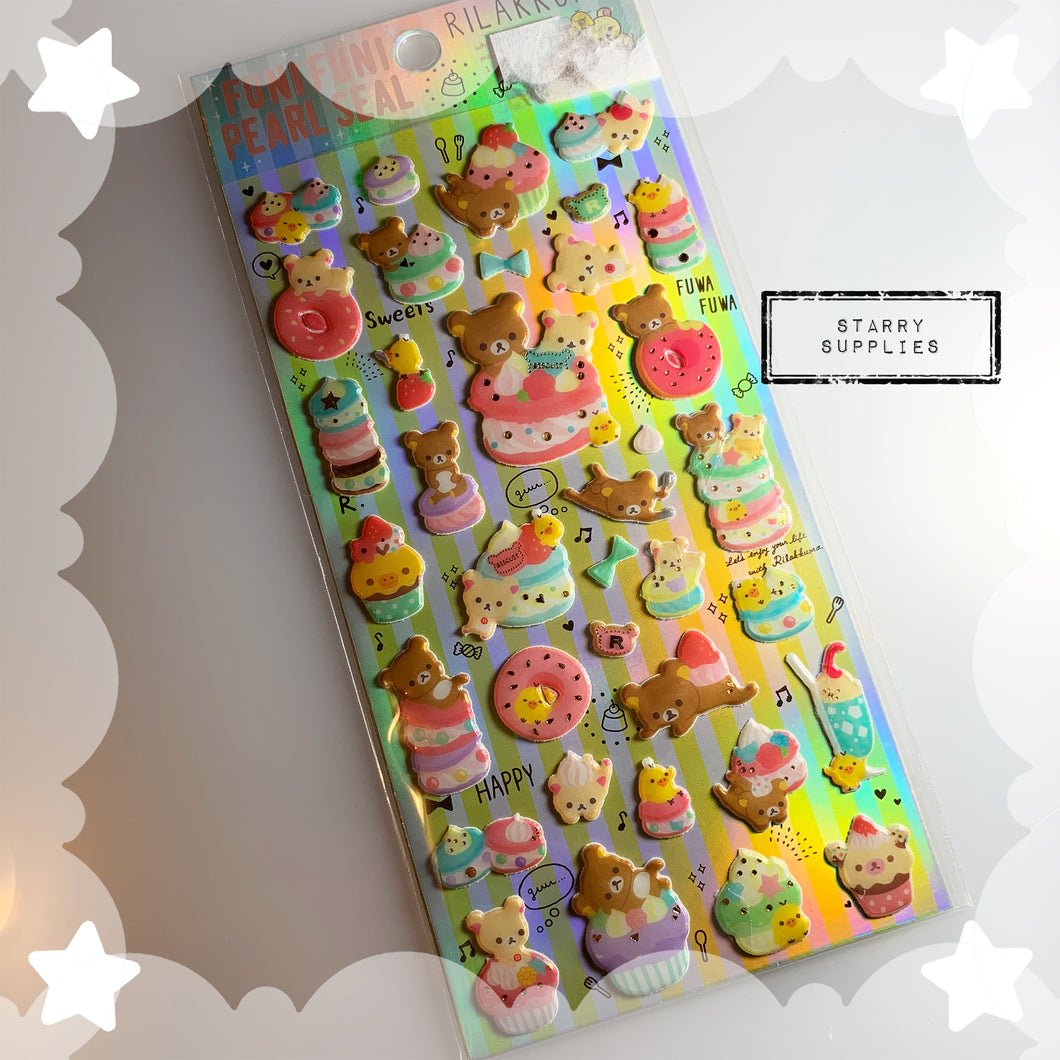 [SE3700] Rilakkuma Dessert Funi Funi Pearl Seal