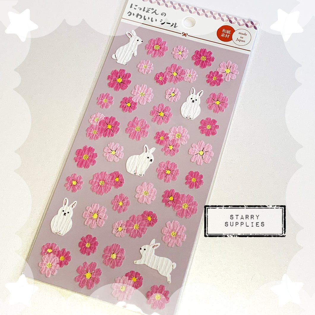 Washi Bunny Stickers