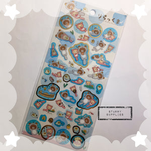[SE2980] Rilakkuma Otter Sticker Sheets
