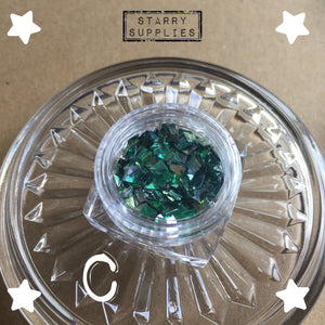 3D Square Confetti Pot