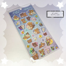 Load image into Gallery viewer, [SE5530] Rilakkuma Kiraholo Sticker Sheet