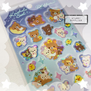 [SE5530] Rilakkuma Kiraholo Sticker Sheet