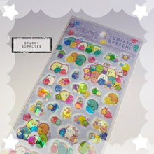 Load image into Gallery viewer, Sumikko Gurashi Kiraholo Gems Sticker Sheet