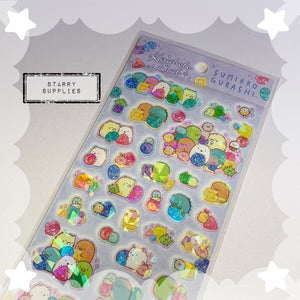 Sumikko Gurashi Kiraholo Gems Sticker Sheet