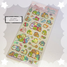 Load image into Gallery viewer, Sumikko Gurashi Kiraholo Ribbon Sticker Sheet