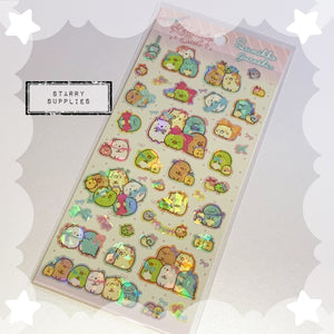 Sumikko Gurashi Kiraholo Ribbon Sticker Sheet