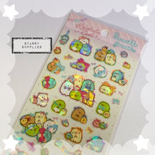 Load image into Gallery viewer, Sumikko Gurashi Kiraholo Ribbon Sticker Sheet