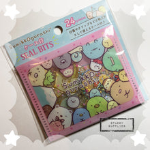 Load image into Gallery viewer, [SE4000] Sumikko Gurashi Seal Bits 24 PC Sticker Flakes B