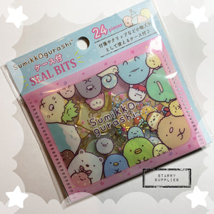 [SE4000] Sumikko Gurashi Seal Bits 24 PC Sticker Flakes B