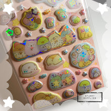 Load image into Gallery viewer, [SE4300] Sumikko Gurashi Sleepover Puffy Sticker Sheet