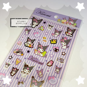 Kuromi Sticker Sheet