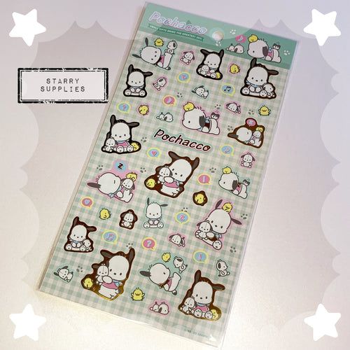 Pochacco Sticker Sheet