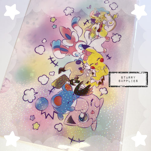 Pokemon and Friends Iridecent File Folder