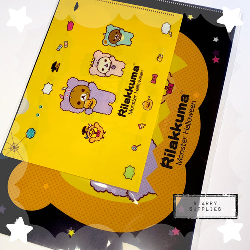 Rilakkuma Monster Halloween File Folder Set