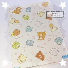 Load image into Gallery viewer, Rilakkuma &amp; Sumikko Gurashi Honyagurumies File Folder