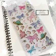 Load image into Gallery viewer, Unicorn Constellations Sticker Sheet