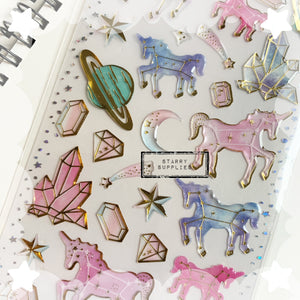 Unicorn Constellations Sticker Sheet