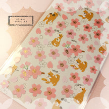 Load image into Gallery viewer, Sakura Shiba Stickers