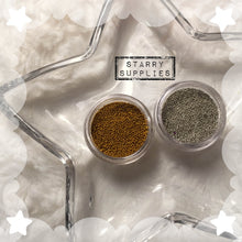 Load image into Gallery viewer, Mini Caviar Beads : Gold &amp; Silver