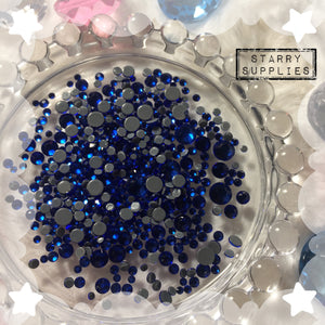 Hot Fix Rhinestones - Blue