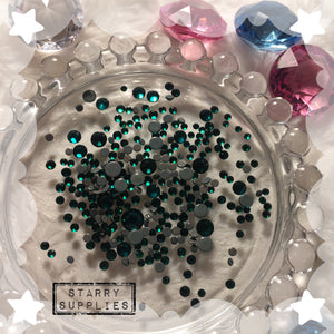 Hot Fix Rhinestones - Green