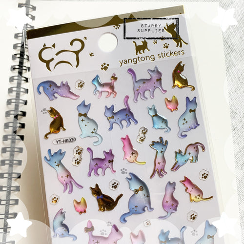 Sparkle Cat Stickers