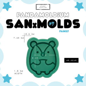[B3] - SanXMolds - Family: Mr.Bear (B Grade)